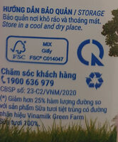 Vinamilk Green Farm - Recycling instructions and/or packaging information - en