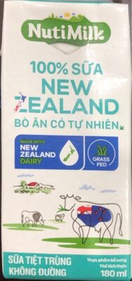 Sữa tươi tiệt trùng không đường 100% sữa New Zealand - Sản phẩm - fr